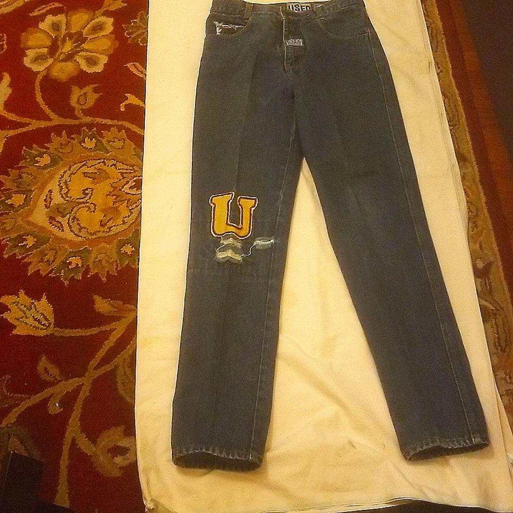 Classic Used Blue Jeans